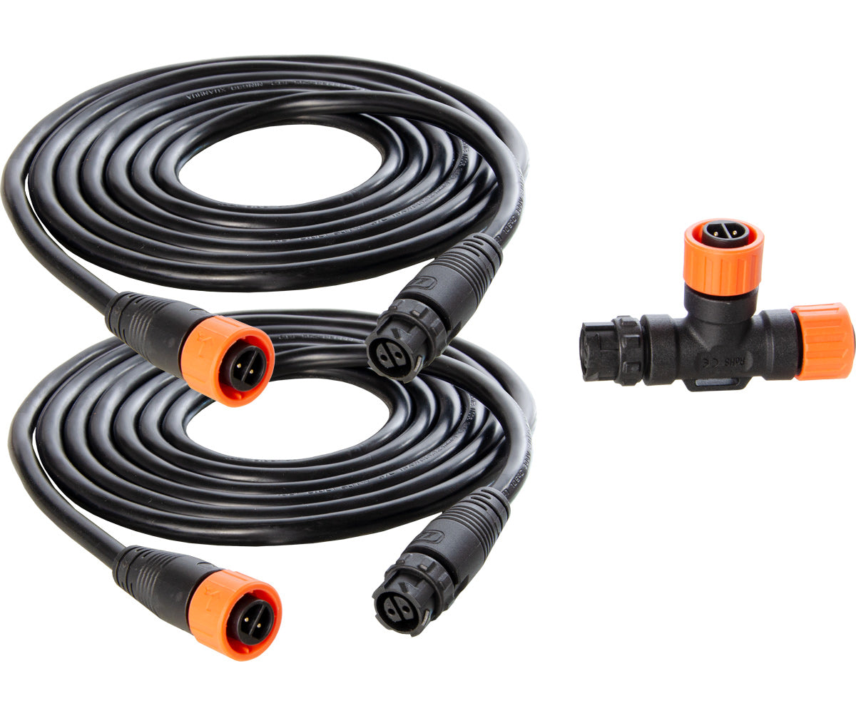 8' PHOTO-LOC 0-10V Cable Kit, 2 cables and TEE (M-T-T Duo)