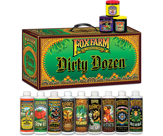 Dirty Dozen Starter Kit, pack of 9-pts and 3-6oz