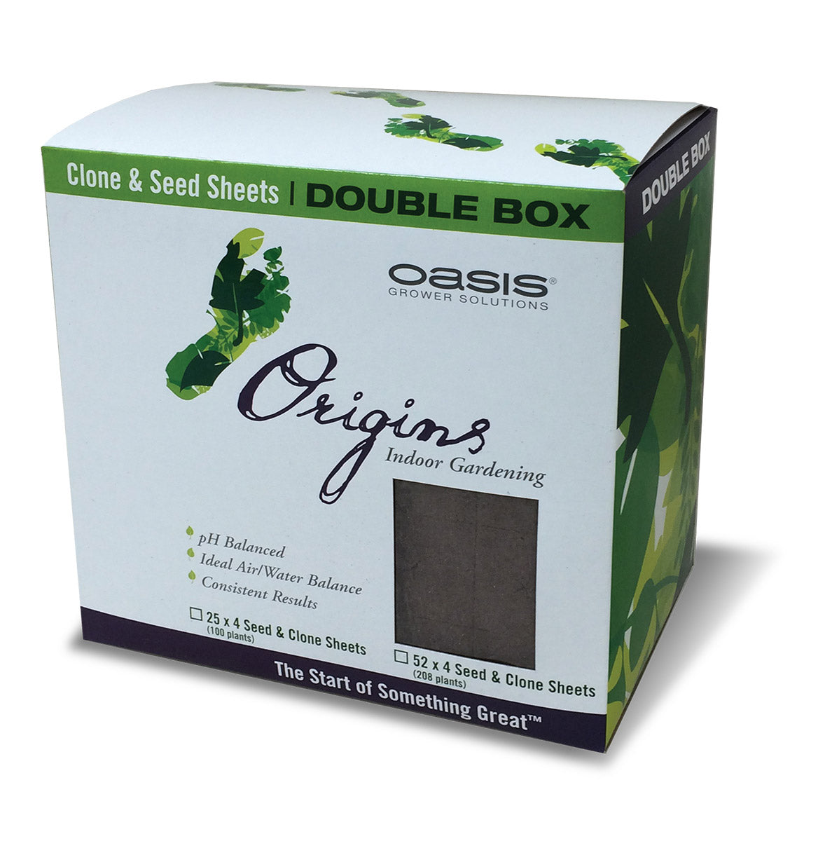 Origins Seed and Clone DBL Box 1.5"X1.5" (10/CS)