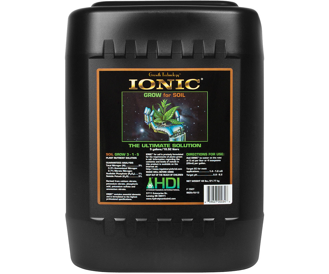 Ionic Soil Grow 5 Gallon