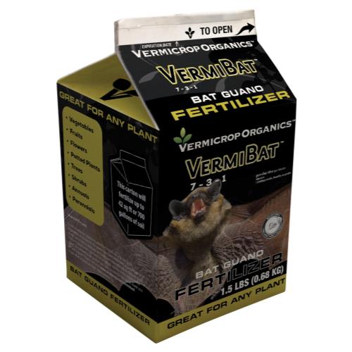 Vermicrop VermiBat Bat Guano Fertilizer 1.5 lb (4/Cs)