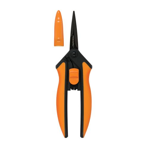 Fiskars Non- Stick Softgrip Micro-Tip Pruning Snip (6/Cs)