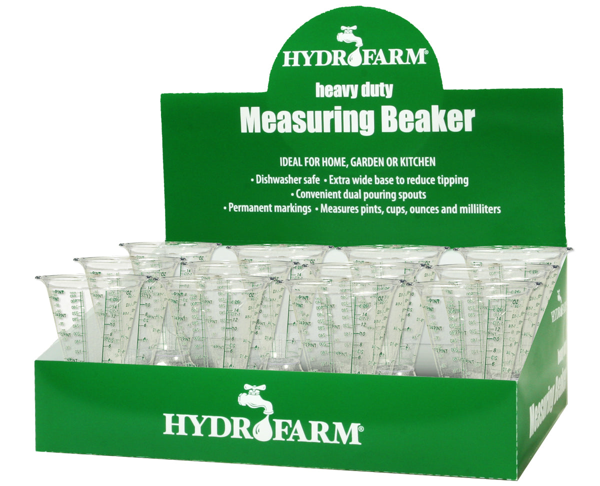 Hydrofarm Measuring Beaker, case of 12