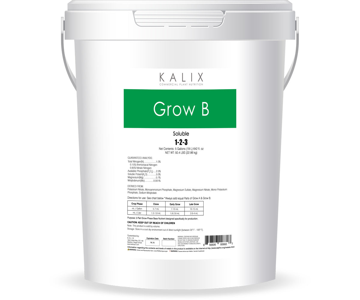 Kalix Grow B 5 gal *Soluble
