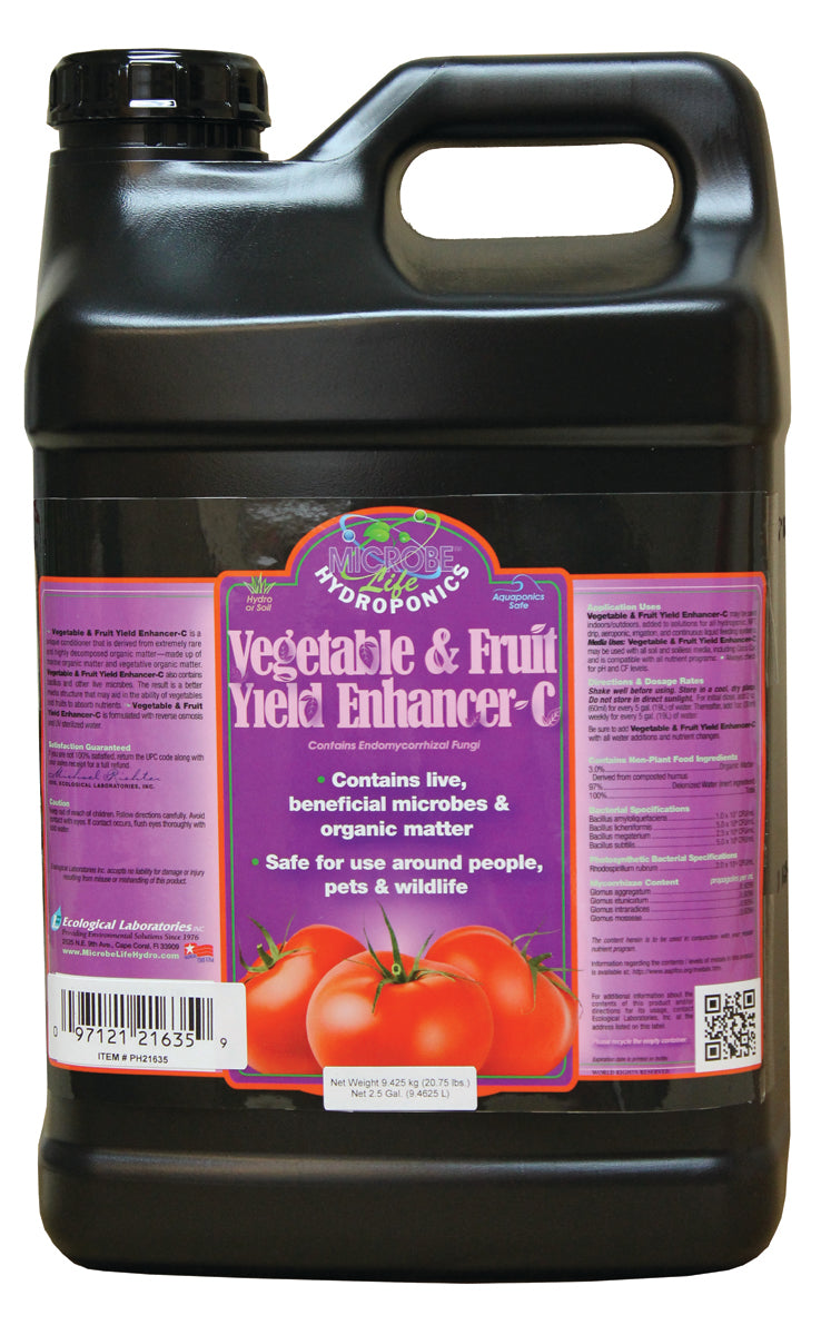 Vegetable & Fruit 2.5 Gal Yield Enhancer-C CA ONLY