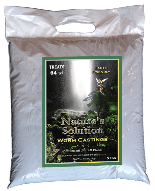 Organic Worm Castings, 5 Lb Bags