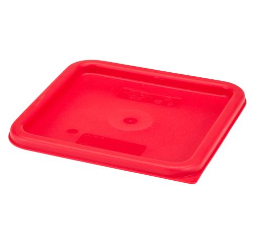 Cambro Square Food Storage lid for   8 Quart-Red
